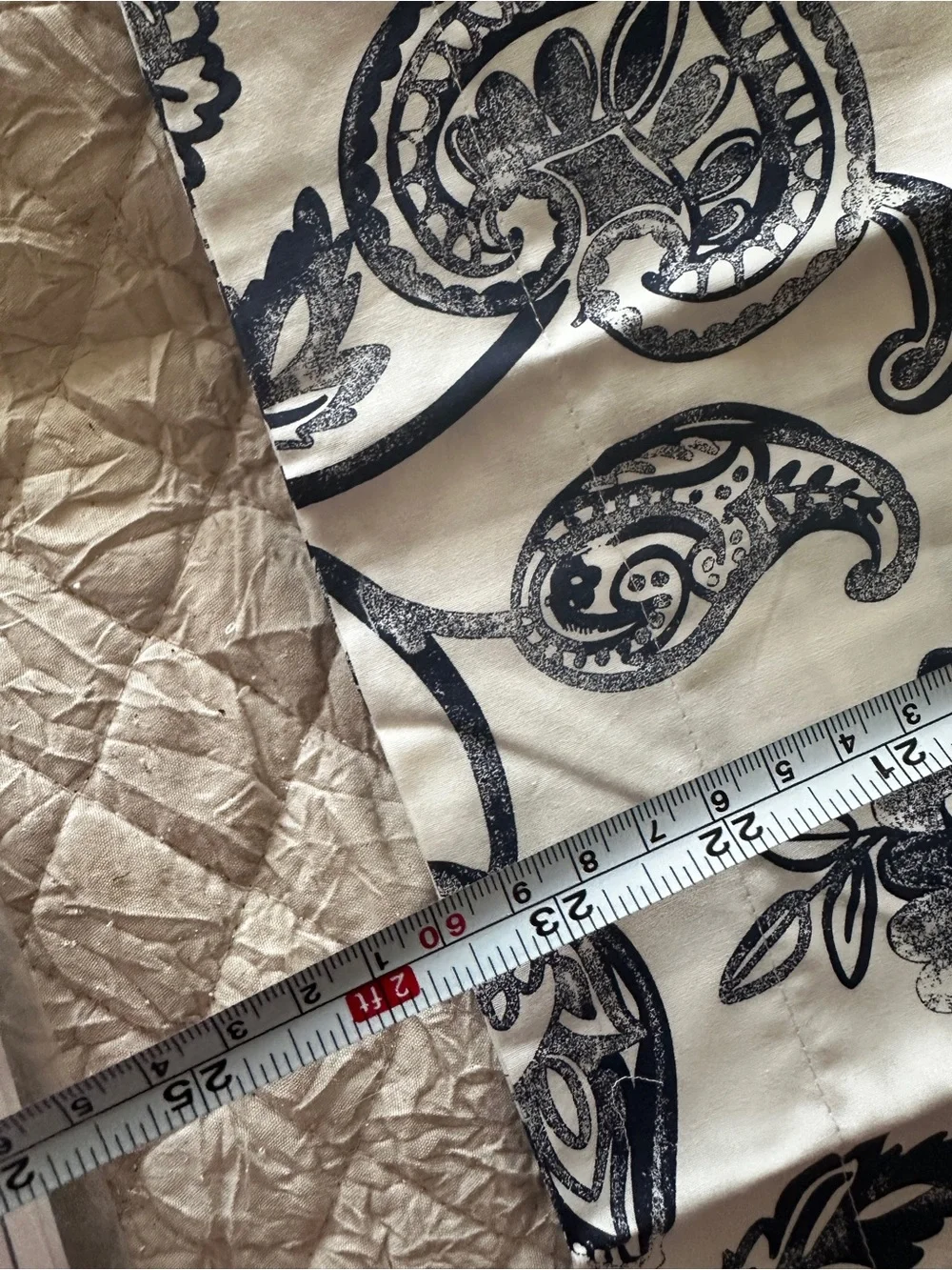 Magnolia Navy and White Floral pillow cases only - Full/Queen